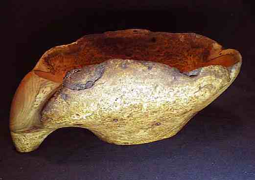 cherry burl bowl