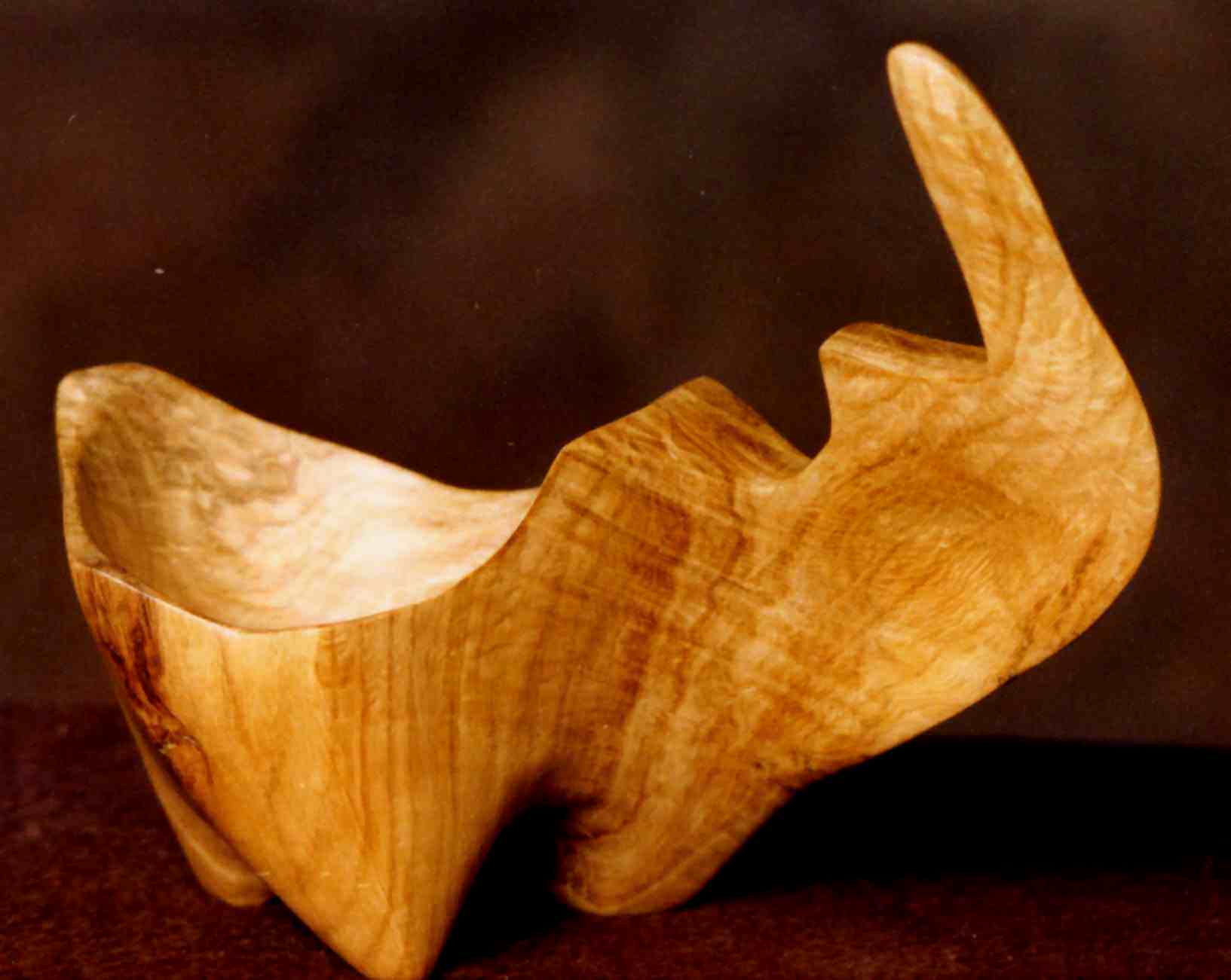 oak wood bowl