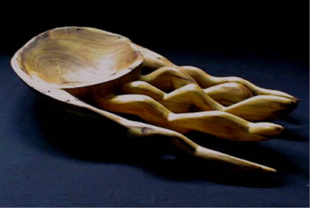 modern wood bowl